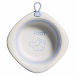 Cada Pliabila pentru Baie pentru Copii, Flippy, Cadita pentru Bebelusi, Model Romb pentru Picioare, Mov, 31.5x31.5x3.5 cm, 3L
