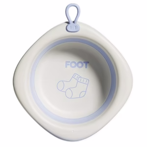 Cada Pliabila pentru Baie pentru Copii, Flippy, Cadita pentru Bebelusi, Model Romb pentru Picioare, Mov, 31.5x31.5x3.5 cm, 3L