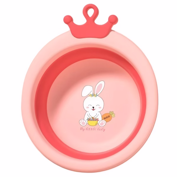 cada-pliabila-pentru-baie-pentru-copii-flippy-cadita-pentru-bebelusi-model-rotund-cu-iepuras-roz-30x-main-679a4bb1c5ce9 Cada Pliabila pentru Baie pentru Copii, Flippy, Cadita pentru Bebelusi, Model Rotund cu Iepuras, Roz, 30x31x3.5 cm, 3.3 L - imagine 1