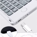 Calculator de Mana Reincarcabil cu Tabla de Scris, Flippy, Calculator Portabil, Ecran LCD, Afisaj cu 12 Cifre, Ecran de 15 cm, Culoare Alb - imagine 4