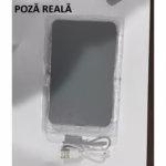 Calculator de Mana Reincarcabil cu Tabla de Scris, Flippy, Calculator Portabil, Ecran LCD, Afisaj cu 12 Cifre, Ecran de 15 cm, Culoare Gri - imagine 8