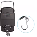 Cantar Digital de Mana cu Carlig, Flippy, Cantar Portabil, Pescuit, cu Maner, Capacitate 50 kg, cu Metru Incorporat, 20.5 x 6 x 2.5 cm, Negru - imagine 9