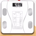 Cantar Electronic Inteligent De Baie Flippy Cu Aplicatie Smart, Corporal, Ecran Digital Iluminat, Termometru, Suporta Maxim 180 Kg, 26 x 26 cm, Baterii, Alb - imagine 2