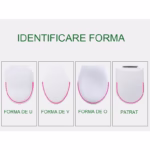 Capac de Toaleta cu Reductie 3 in 1, Flippy, pentru Copii +3 Ani si Adulti, Coborare Lenta si Silentioasa, Instalare Usoara, din PP5 , in Forma de O, Alb/Roz - imagine 9