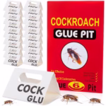 Capcana Adeziva pentru Gandaci, Flippy, Non-Toxic, cu Atractant, pentru Interior, Rosu - imagine 2