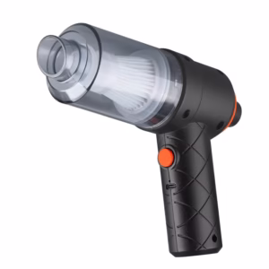 Aspirator Portabil Fără Fir 2 în 1 pentru Casă și Mașină, Suflare și Aspirare, Reîncărcabil USB, Autonomie 30 min, Negru