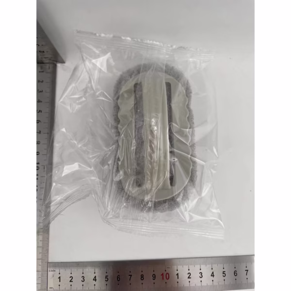 Perie Burete de curatat cu maner, Flippy, perie pentru gresie, baie, Bucatarie Gri - imagine 2