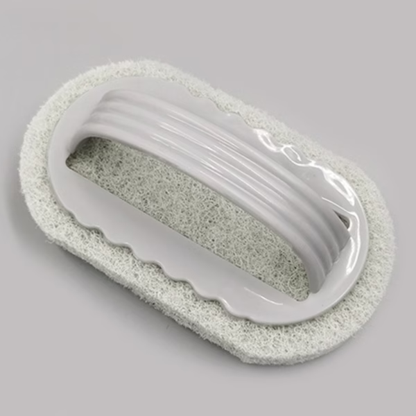 Perie Burete de curatat cu maner, Flippy, perie pentru gresie, baie, Bucatarie Gri - imagine 1