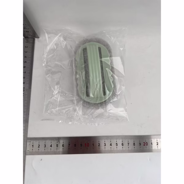 Perie Burete de curatat cu maner, Flippy, perie pentru gresie, baie, Bucatarie, Verde - imagine 2