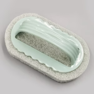 Perie Burete de curatat cu maner, Flippy, perie pentru gresie, baie, Bucatarie, Verde