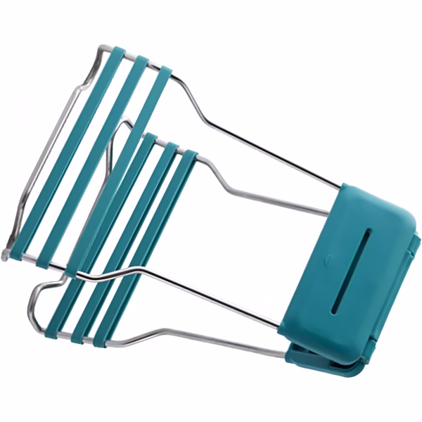 Clema pentru Boluri, Flippy, Anti-Alunecare, din Silicon, de Uz Casnic, Rezistent la Temperaturi Inalte, 17.6x11.5x5.15cm, Verde - imagine 6