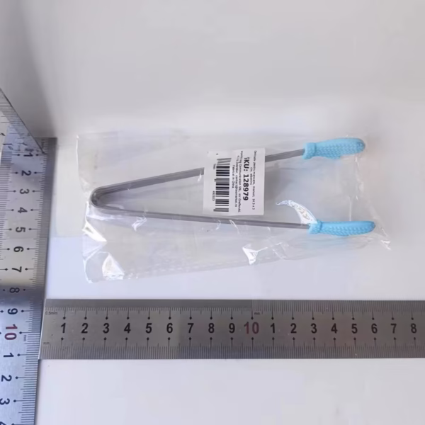 Cleste Creativ pentru Mancare, Flippy, Model Manusi din Silicon, 14.5x3 cm, Rezistent la Temperaturi Inalte si Coroziune, Albastru - imagine 6