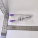 Cleste Creativ pentru Mancare, Flippy, Model Manusi din Silicon, 14.5x3 cm, Rezistent la Temperaturi Inalte si Coroziune, Mov - imagine 2