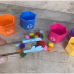 Cleste Creativ pentru Mancare, Flippy, Model Manute din Silicon, 14.5x3 cm, Rezistent la Temperaturi Inalte si Coroziune, Albastru - imagine 4
