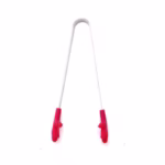 Cleste Creativ pentru Mancare, Flippy, Model Manute din Silicon, 14.5x3 cm, Rezistent la Temperaturi Inalte si Coroziune, Rosu - imagine 5