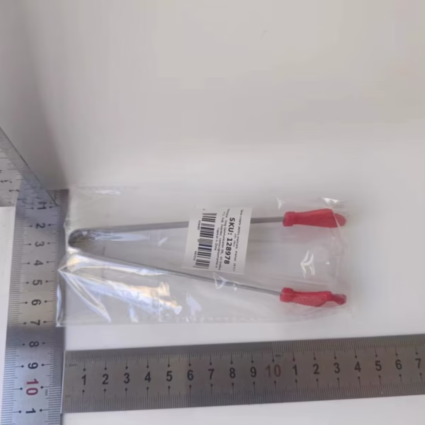 Cleste Creativ pentru Mancare, Flippy, Model Manusi din Silicon, 14.5x3 cm, Rezistent la Temperaturi Inalte si Coroziune, Rosu - imagine 2