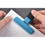 Cleste Multifunctional pentru Sigilarea Pungilor, Flippy, din Plastic, Mentine Alimentele Proaspete, 7x6.5 cm, Albastru - imagine 5