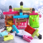 Cleste Multifunctional pentru Sigilarea Pungilor, Flippy, din Plastic, Mentine Alimentele Proaspete, 7x6.5 cm, Roz - imagine 6