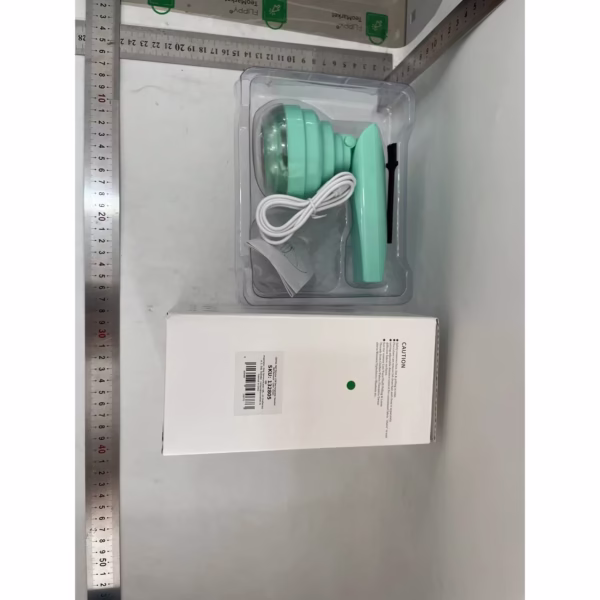 Aparat Pentru Curatat Scame, Par Si Praf, Flippy, Trimmer pentru Diferite Tipuri De Material, Cu Lame Din Otel Inoxidabil, Maner Flexibil, Incarcare Prin USB, 13x8 cm, Verde - imagine 2