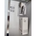 Aparat Pentru Curatat Scame, Par Si Praf, Flippy, Trimmer pentru Diferite Tipuri De Material, Cu Lame Din Otel Inoxidabil, Maner Ergonomic, Incarcare Prin USB, 15x6x9 cm, Alb - imagine 2