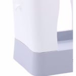 Cos de Gunoi Extensibil, Flippy, din Plastic, Reglabil, Pliabil, Versatil, pentru Bucatarie, Baie sau Birou, Cos Universal, 21x25x17 cm, Alb Gri - imagine 3