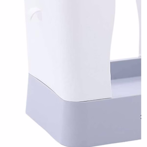 Cos de Gunoi Extensibil, Flippy, din Plastic, Reglabil, Pliabil, Versatil, pentru Bucatarie, Baie sau Birou, Cos Universal, 21x25x17 cm, Alb Gri - imagine 3