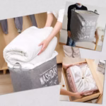 Cos Rufe, Flippy, 72 L, Textil, 30x40x60 cm, Roz, Cu Imprimeu - imagine 3