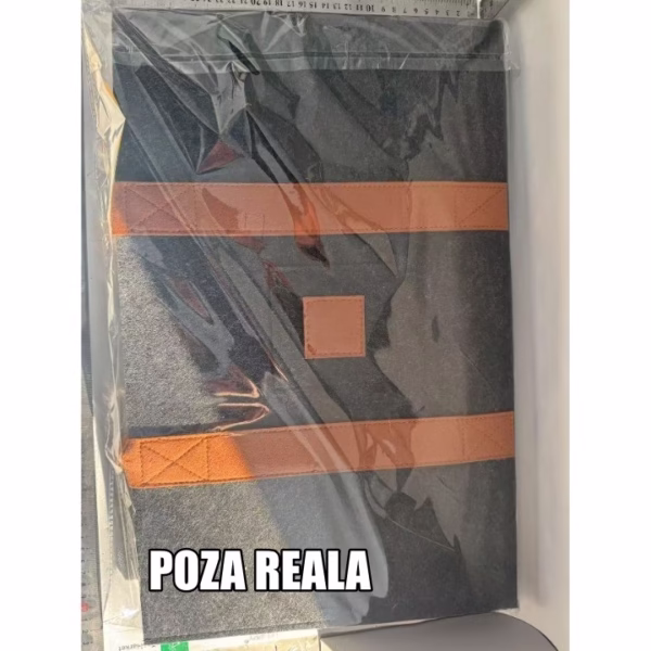Cos Multifunctional pentru Rufe, Cos Depozitare, Flippy, Gri Inchis, 50x34x32, Geanta Durabila pentru Lemne si Accesorii - imagine 5