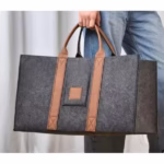 Cos Multifunctional pentru Rufe, Cos Depozitare, Flippy, Gri Inchis, 50x34x32, Geanta Durabila pentru Lemne si Accesorii - imagine 2