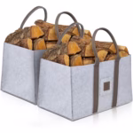 Cos Multifunctional pentru Rufe Murdare, Cos Depozitare, Flippy, Gri, 50x34x32, Geanta Durabila pentru Lemne si Accesorii - imagine 5