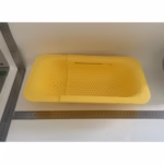 Cos pentru Scurgere Chiuveta de Bucatarie, Flippy, Plastic, Telescopic, 36x20x5 cm, Galben - imagine 2