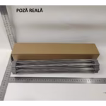 Covoras de Scurgere pentru Chiuveta Bucatarie, din Otel Inoxidabil, Suport Chiuveta, Pliabil, Antiderapant, Usor de Curatat si de Depozitat, 37x30cm, 15 Tuburi, Gri - imagine 7
