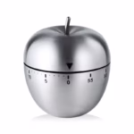 Cronometru de Bucatarie, Flippy, Mecanic, Forma de Mar, din Otel Inoxidabil, 60 min Timer, 7.5 x 6.2 cm, Argintiu - imagine 5