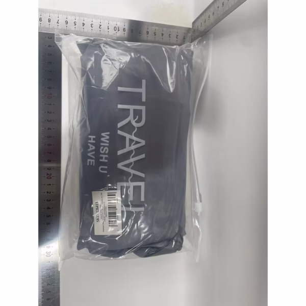 Set 7 Genti de Calatorie, Flippy, pentru Depozitare, Compresibile, 7 Dimensiuni, Impermeabile, Design cu Plasa, Pliabile, Manere Robuste, Fermoar dublu, Gri - imagine 7