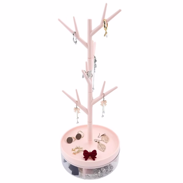 cutie-de-bijuterii-flippy-rotativa-cu-suport-tip-ramura-36-5-x-14-cm-din-abs-pp-roz-67161e9fbf1fe Cutie de Bijuterii, Flippy, Rotativa, cu Suport Tip Ramura, 36.5 x 14 cm, din ABS+PP, Roz - imagine 1