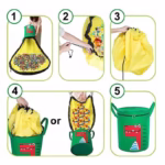 Cutie de Depozitare 2In1, Flippy, Impermeabila, Covor pentru Jucarii si Lego 150cm, Capacitate Mare, cu Manere, cu Sfori, Inaltime 40cm, Model Crocodil, Verde - imagine 3