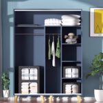 Cutie de Depozitare, Flippy, cu 3 Ferestre cu Fermoar Bidirectional, Cadru din Otel, Impermeabil, 38L, 42 x 30 x 30 cm, Negru - imagine 7