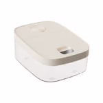 Cutie de Depozitare Flippy, de Uz Casnic, Rezistentă la Insecte și la Umiditate, Rezervor Sigilat pentru Depozitare Alimentară, Capacitate 6 kg, 37 x 26 x 14.5cm, Alb