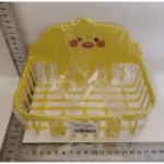 Cutie de Depozitare, Flippy, din Plastic, Montare pe Perete, Model Ratusca, 13x19x12 cm, Galben - imagine 2