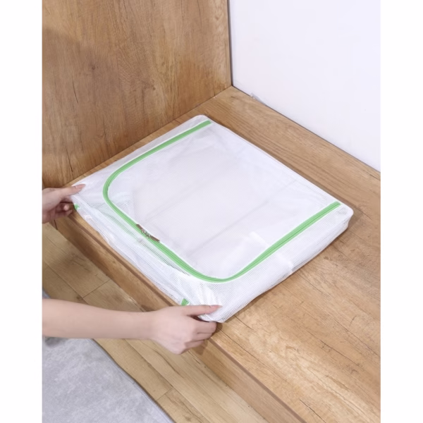 Cutie de Depozitare, Flippy, pentru Camera Copiilor, 66L, din PVC, Model Dinozaur, 50 x 40 x 33 cm, Transparent - imagine 3