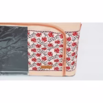 Cutie de Depozitare Pliabila, Flippy, 66 L din Bumbac si In, 52 x 42 x 39 cm, Fereastra Frontala, 2 Usi de Acces cu Fermoar Bidirectional, Cadru Metalic, Suport Baza Stabil din Plastic, Motiv Traditional Model 7 - imagine 8