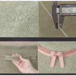 Cutie de Depozitare Pliabila, Flippy, Cu fermoar Bidirectional, 66 L, Textil, 50x40x33 cm, Cadru Metalic, o Fereastra, Suport Baza Stabil din Plastic, Verde - imagine 3