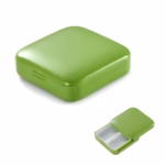 Cutie depozitare medicamente, 2 compartimente, Glisanta, Verde, Patrata, Flippy, Inchidere etans - imagine 2