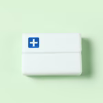 Cutie depozitare medicamente, 7 compartimente sigilate individual, pliabila, portabila, Flippy, Alb/Albastru - imagine 4
