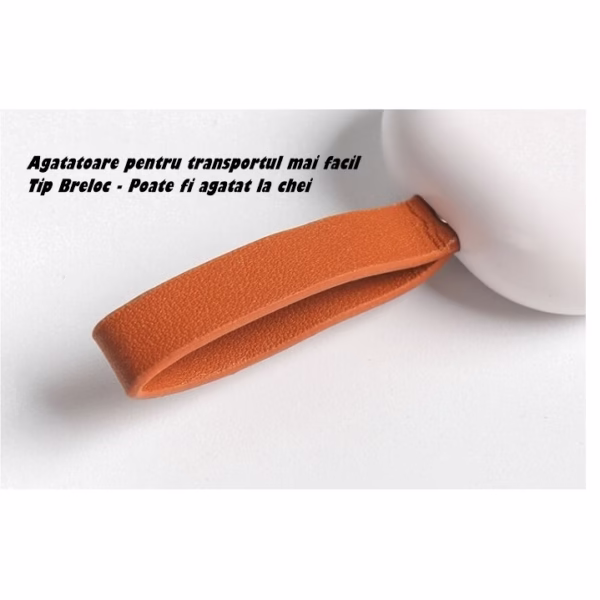 Cutie Depozitare Medicamente, Flippy, Portabila, 3 Compartimente, Tip Breloc, Plastic, Glisanta, Alb, 10.7x3.6x1.6 cm - imagine 2