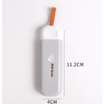 Cutie Depozitare Medicamente, Flippy, Portabila, 3 Compartimente, Tip Breloc, Plastic, Glisanta, Gri, 10.7x3.6x1.6 cm - imagine 4