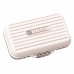 Cutie Medicamente, Flippy, Bej, 7 Compartimente, Portabila si Compacta, 11x7.2x3.5 cm, Ideala pentru Uzul Cotidian