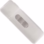 Cutie Organizatoare pentru Cabluri, Flippy, din Plastic, 28 x 9 x 6 cm, Alb - imagine 5
