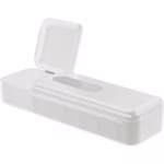 Cutie Organizatoare pentru Cabluri, Flippy, din Plastic, 28 x 9 x 6 cm, Alb - imagine 7