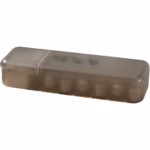 Cutie Organizatoare pentru Cabluri, Flippy, din Plastic, 28 x 9 x 6 cm, Gri - imagine 5